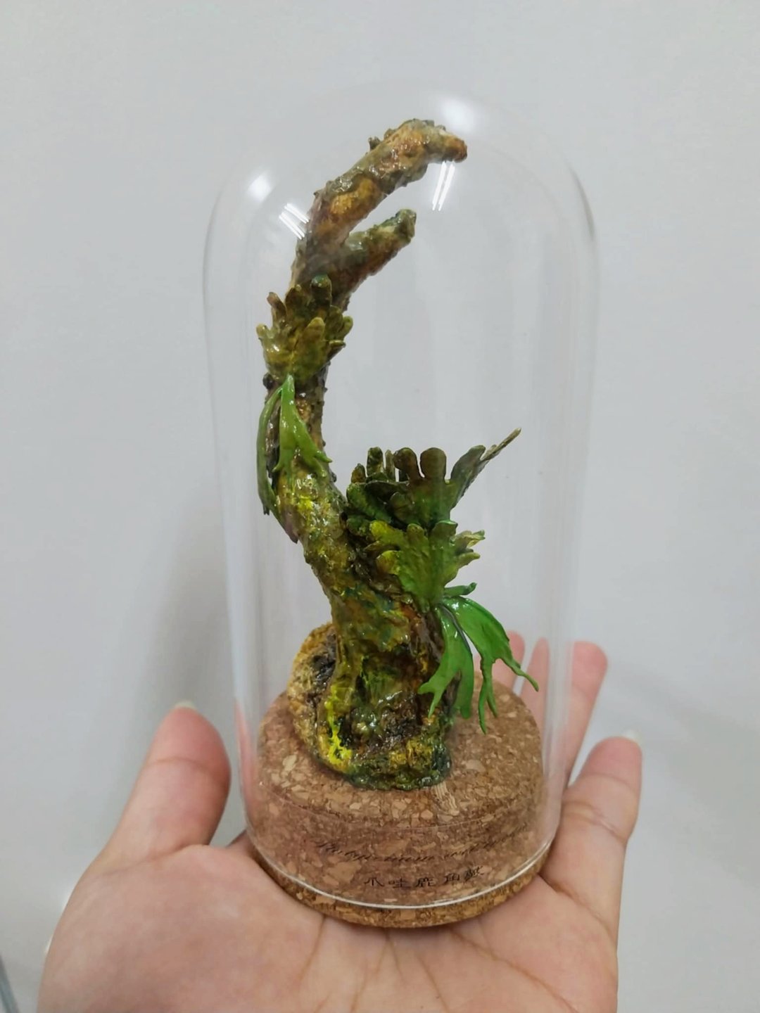 鹿角蕨小雕塑 - 袖珍模型摆饰-D - 摆饰 - 其他材质 