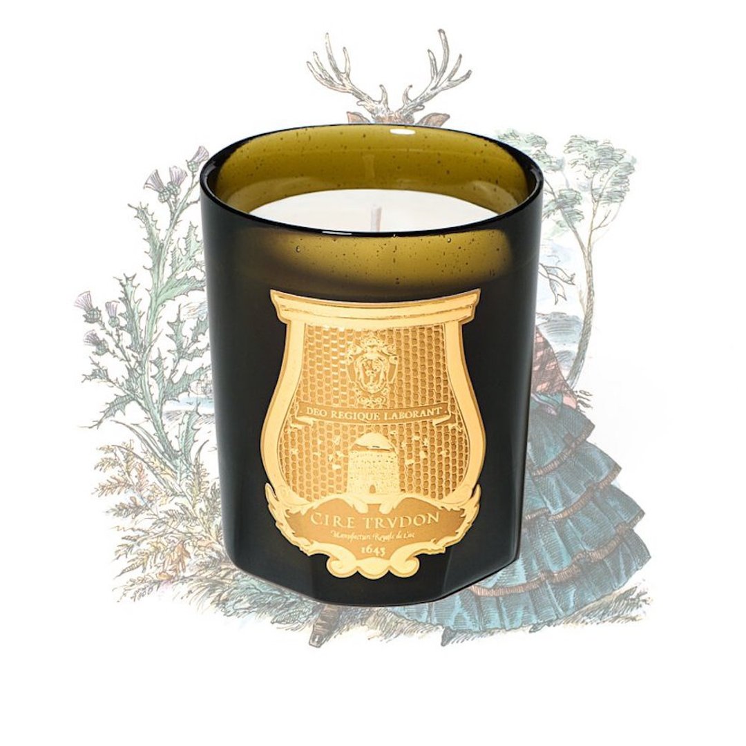 Cire Trudon 湿土与草地香氛蜡烛 - 蜡烛/烛台 - 玻璃 卡其色