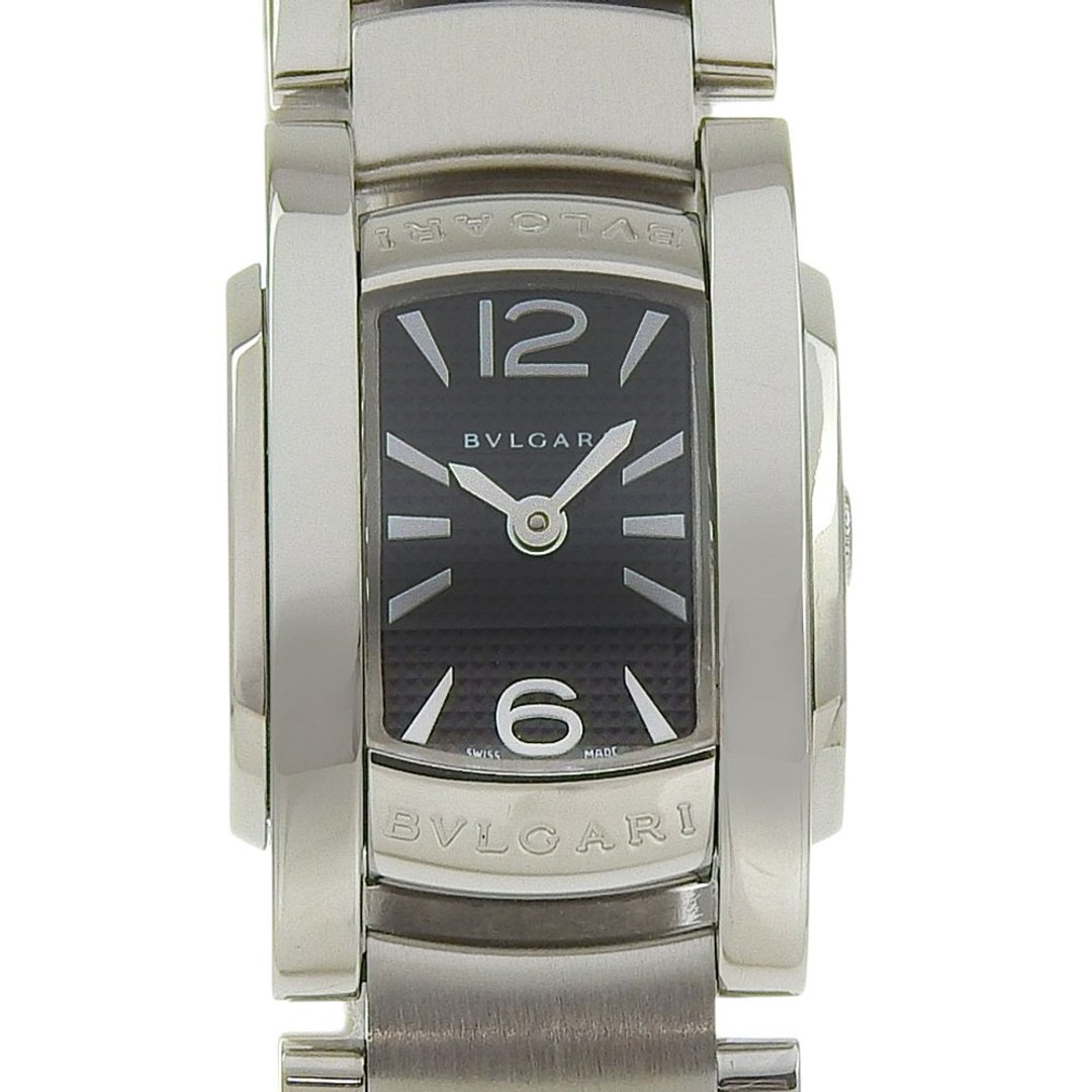【日本直送】宝格丽 BVLGARI Assioma 手表 AA26S 不锈钢 石英机芯 类比显示 黑色表盘 女款【二手品】 - 女表 - 不锈钢 黑色