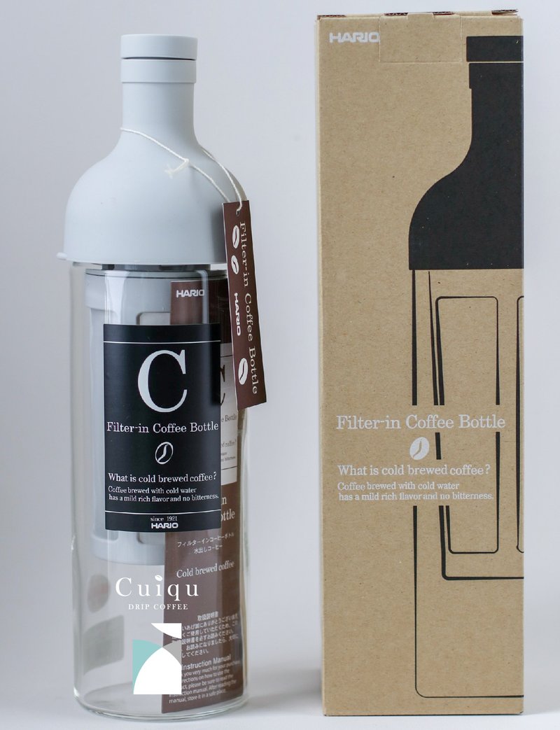日本知名品牌 HARIO与 CUIQU DRIP COFFEE 联名原厂冷泡瓶 - 咖啡壶/周边 - 玻璃 透明