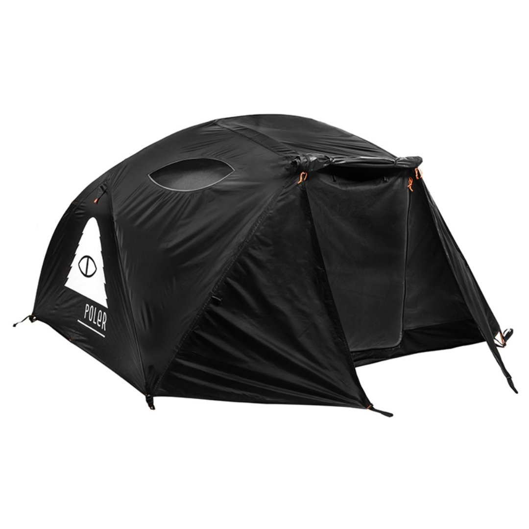 POLER TWO MAN TENT 双人帐篷 全黑色 限量商品 复刻上市 - 露营用品 - 其他材质 黑色