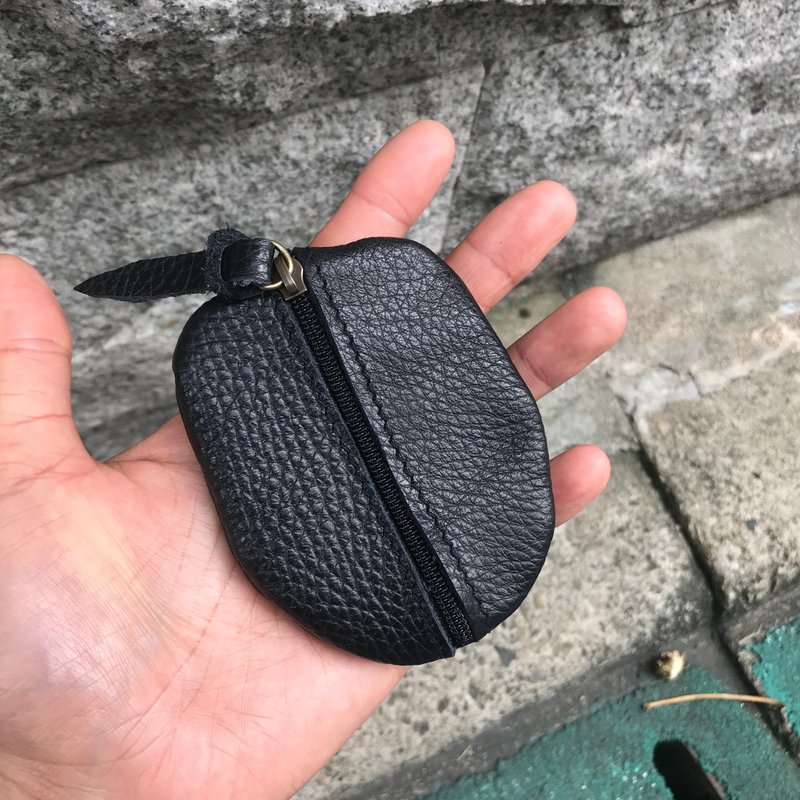 Sienna真皮鹅卵石小小的零钱包 - 零钱包 - 真皮 黑色