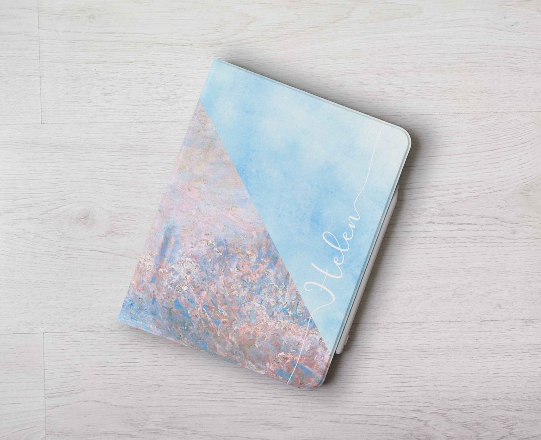 免费加名水彩油画风 iPad case笔槽保护壳Pro 13 Air 7 11代 2025 - 平板/电脑保护壳 - 塑料 多色