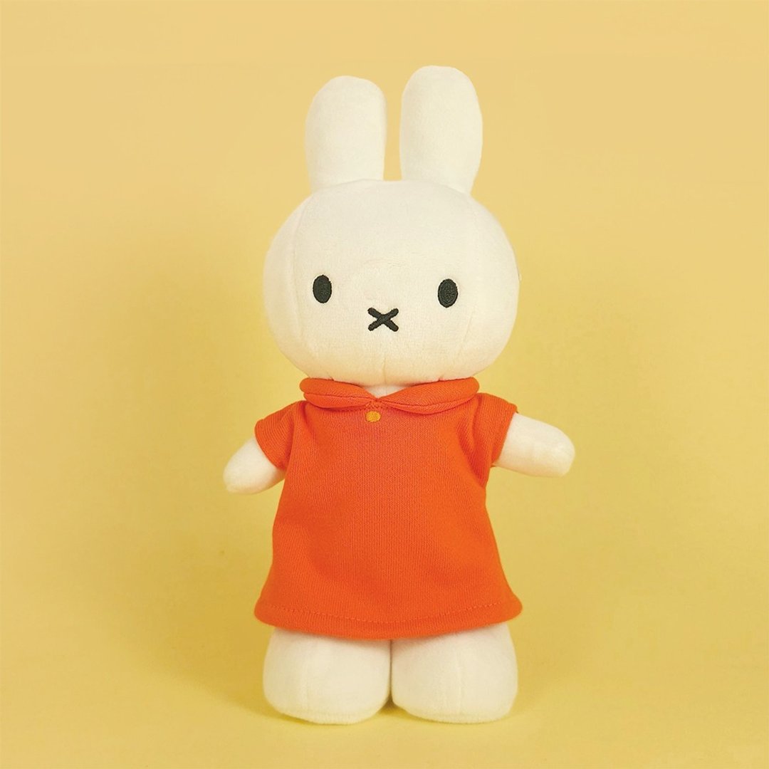 24H 出货【新品】BON TON TOYS Miffy 米菲兔填充玩偶 - 经典橘 24cm - 玩偶/公仔 - 聚酯纤维 橘色