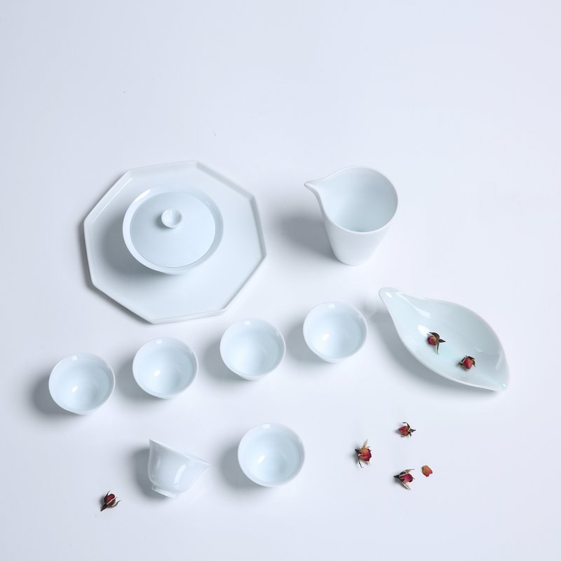 ZESEE | Kung-Fu 青瓷茶具组二 - 茶具/茶杯 - 瓷 白色
