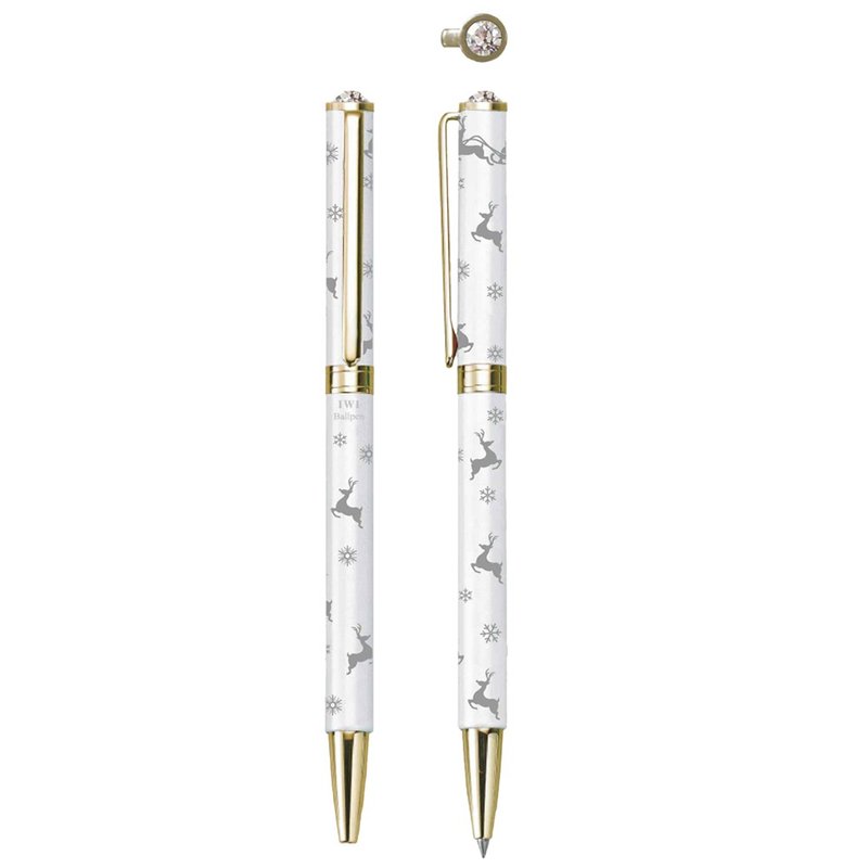 【IWI】Candy Bar晶钻系列-2016圣诞限定版原子笔-白(IWI-9S521-9G-16) - 圆珠笔/中性笔 - 其他金属 