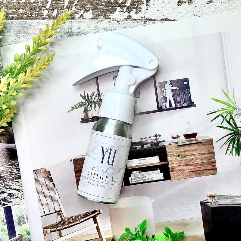 随身铝制香氛喷雾瓶30ml - 白大理石纹系列 Forest Walk - 香薰/精油/线香 - 其他材质 白色