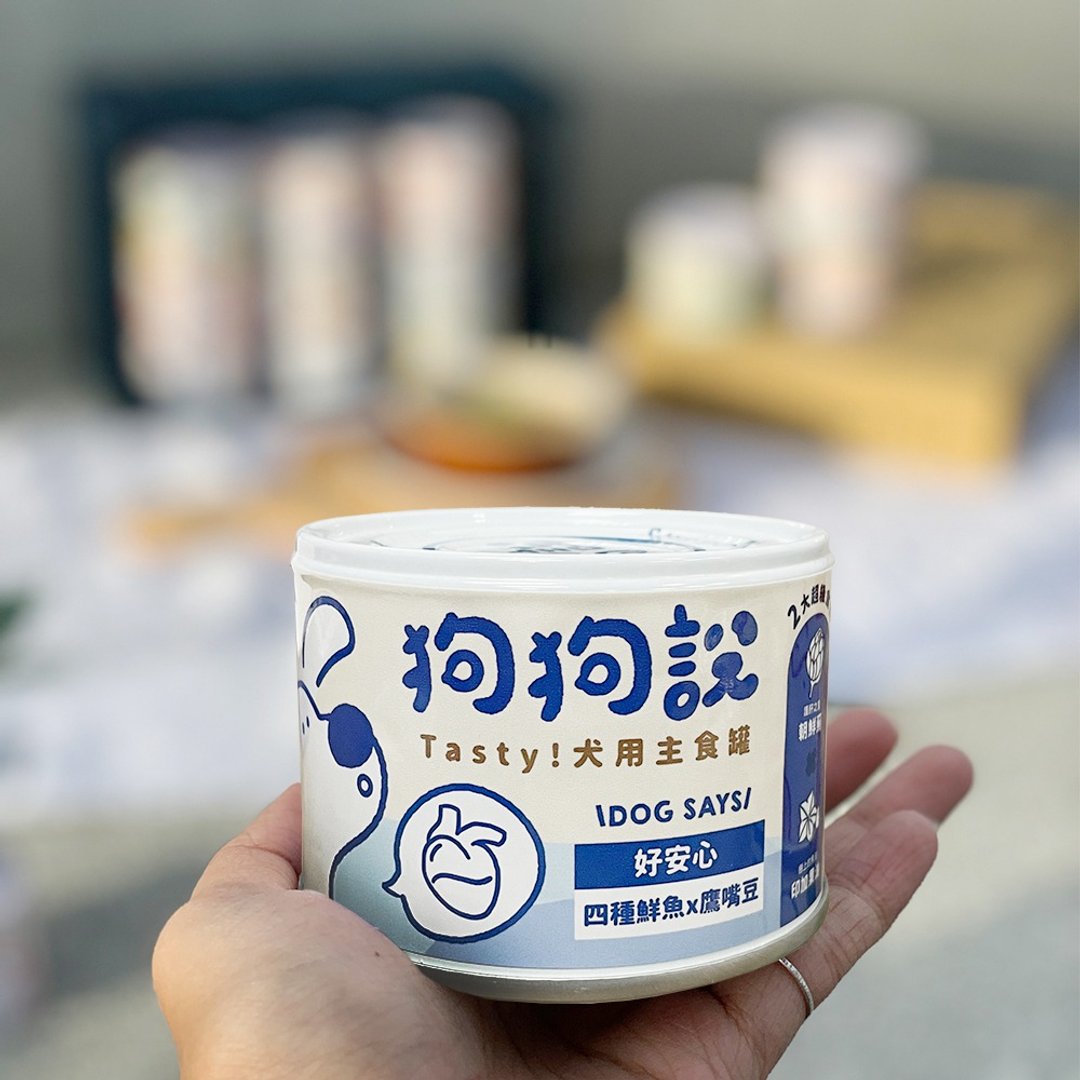狗狗说Tasty犬用主食罐系列-四种鲜鱼×鹰嘴豆X12罐-海外卖场 - 狗罐头/鲜食 - 其他材质 蓝色