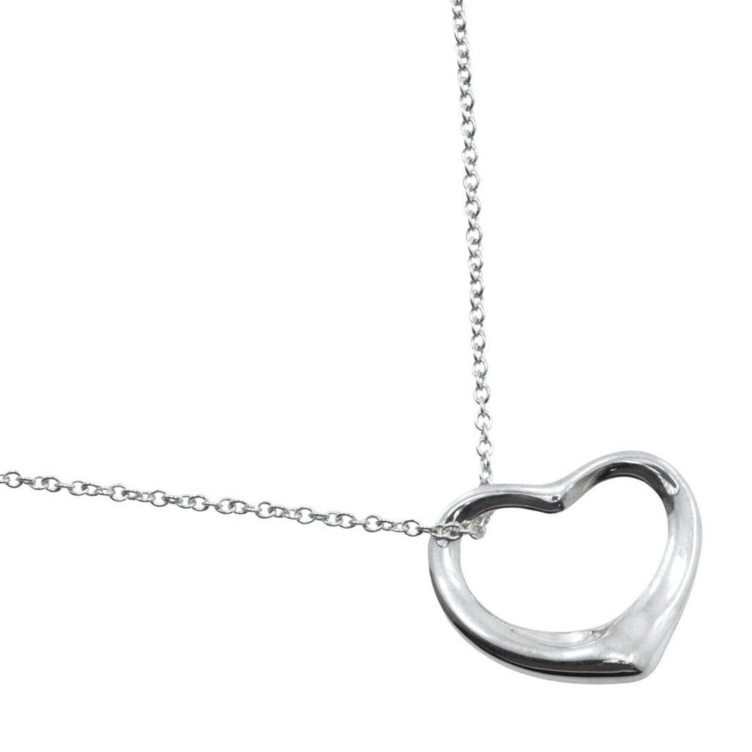 【日本直送】Tiffany & Co. 经典镂空爱心项链  महाग蕾丝・佩蒂 银 925 桃心 约 9.1g 女仕款【二手】 - 项链 - 银 银色