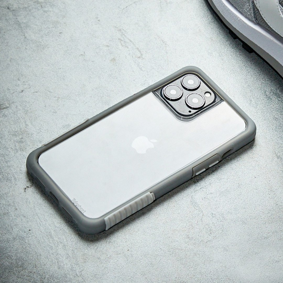 送品牌挂绳 iPhone 系列 ReNMD抗污防摔手机壳-藤原效应灰 - 手机壳/手机套 - 塑料 银色