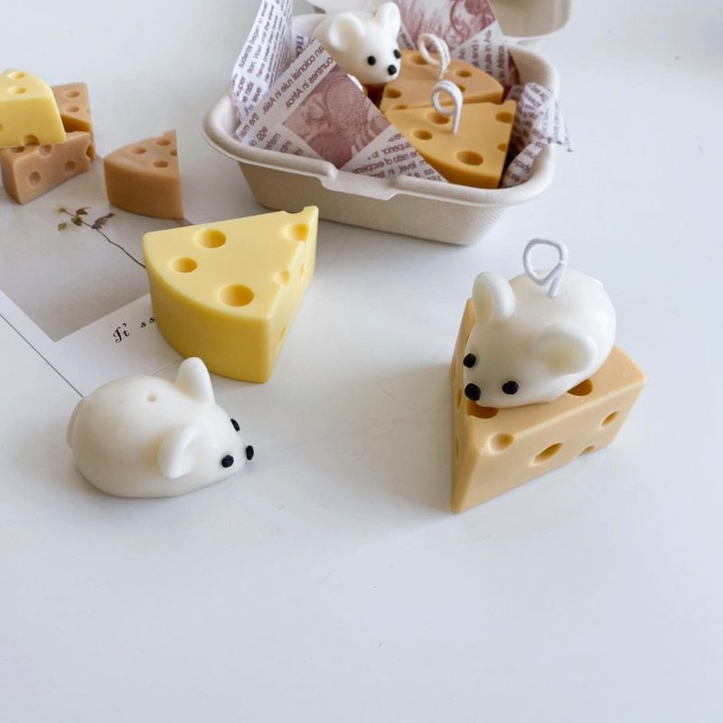 汤姆猫与杰利鼠! 香醇起司蜡烛 香氛蜡烛 - 蜡烛/烛台 - 蜡 黄色