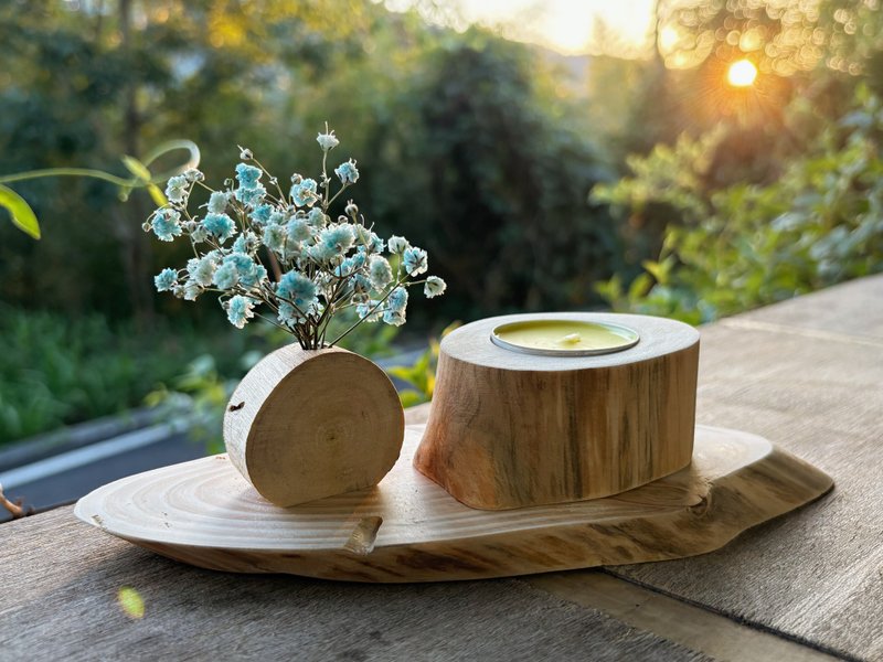 木质调系列 / 烛台花架 - 摆饰 - 木头 