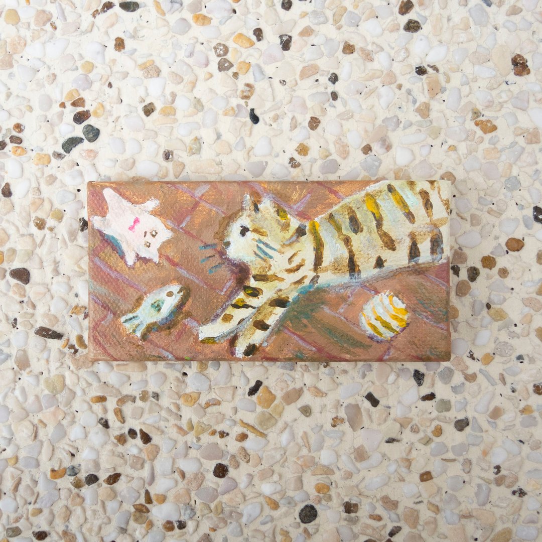 【小原画】玩伴 - 海报/装饰画/版画 - 其他材质 咖啡色