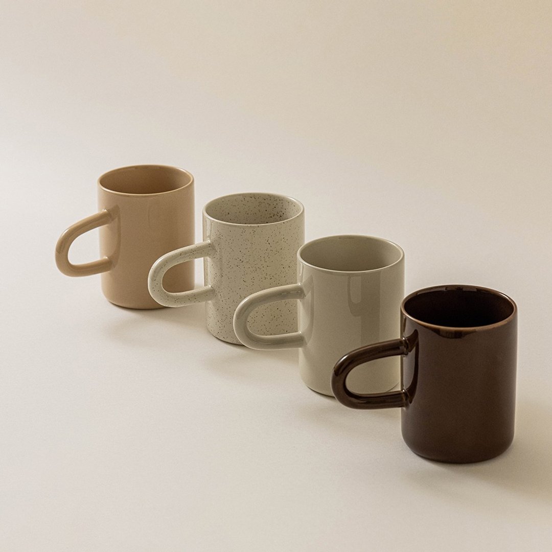 Pola at home / HUE Upside 马克杯 (单个/四色组) - 咖啡杯/马克杯 - 陶 灰色