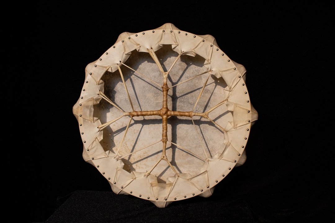 西伯利亚 萨满鼓 Ritual Shaman drum 手工制作 维京 shamanic - 吉他/乐器 - 真皮 