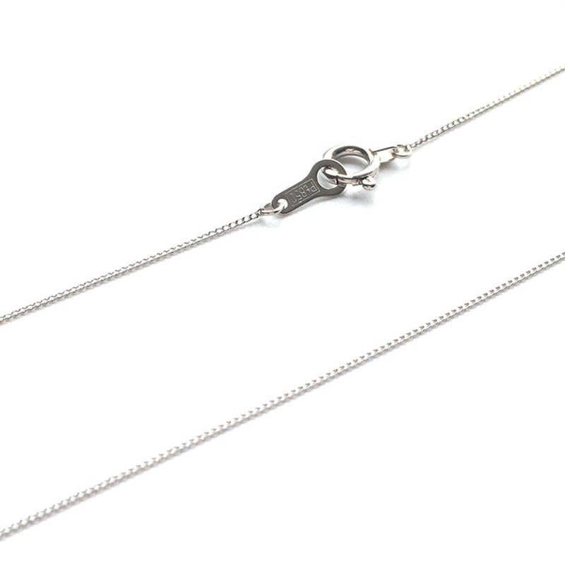 Platinum Design Chain Necklace - 项链 - 贵金属 银色