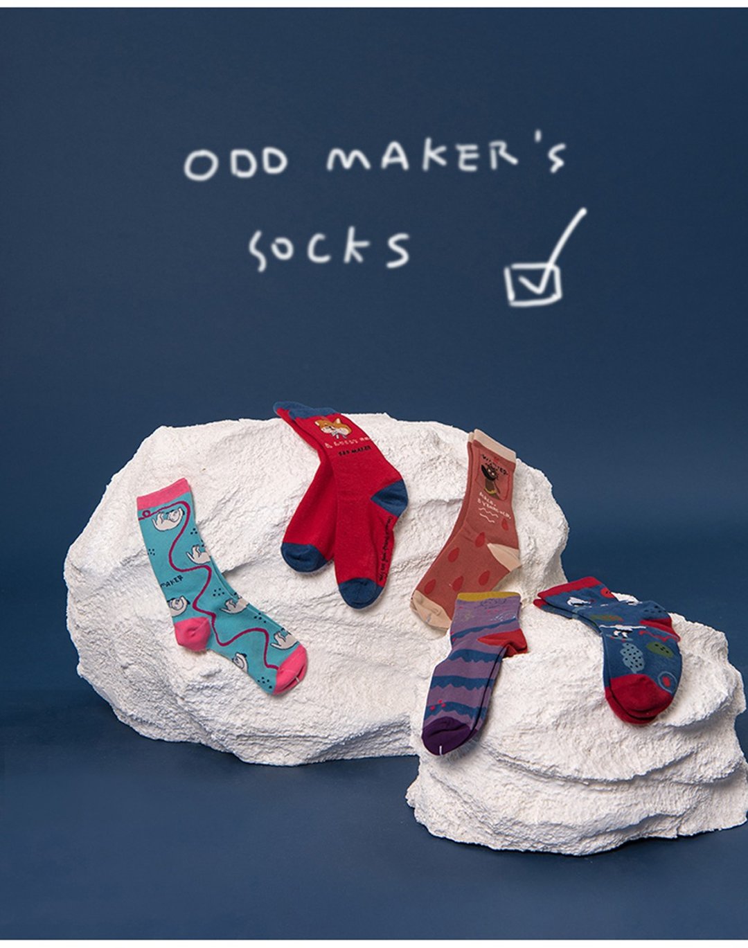 odd maker 趣味纯棉潮袜子 一组6双 - 其他 - 棉．麻 