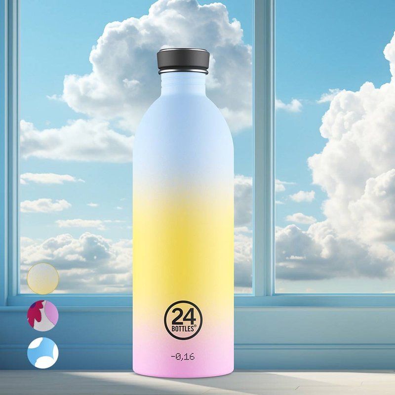 24Bottles 轻量冷水瓶 1000ml / 绚丽系列 - 水瓶/水壶 - 不锈钢 多色