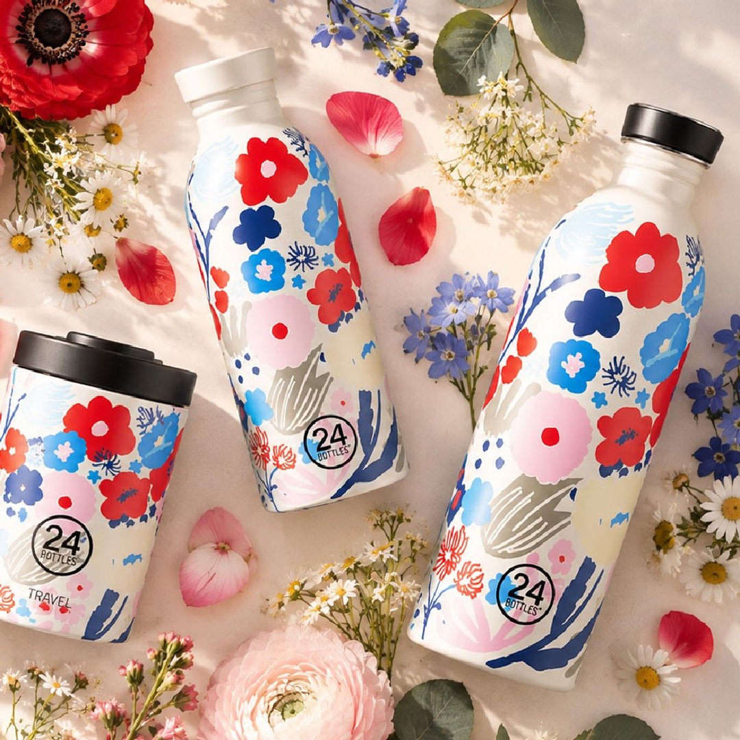24Bottles 轻量冷水瓶 1000ml / 绚丽系列 - 水瓶/水壶 - 不锈钢 多色