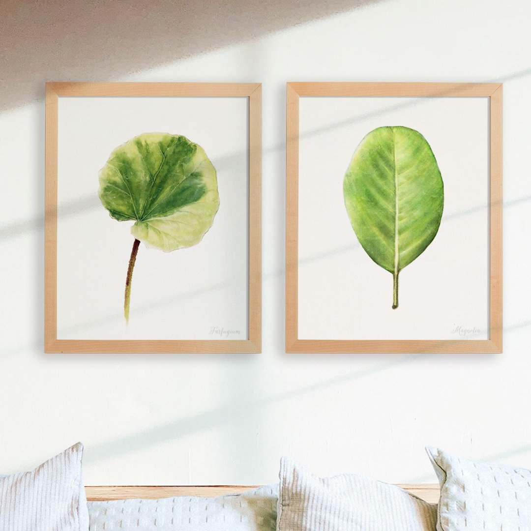 植物的静默 卧房餐厅挂画 植物水彩复制画 清新治愈绿色装饰画 - 海报/装饰画/版画 - 纸 多色