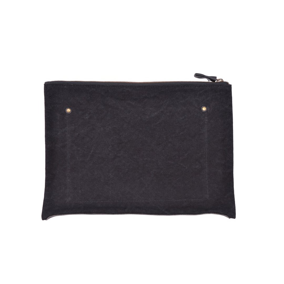 Leather base canvas case Large Black - 其他 - 其他材质 黑色