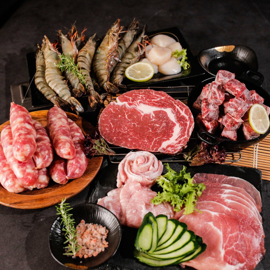 【中秋烤肉包邮】 豪享海陆派对箱 5-6人份 - 其他 - 新鲜食材 红色