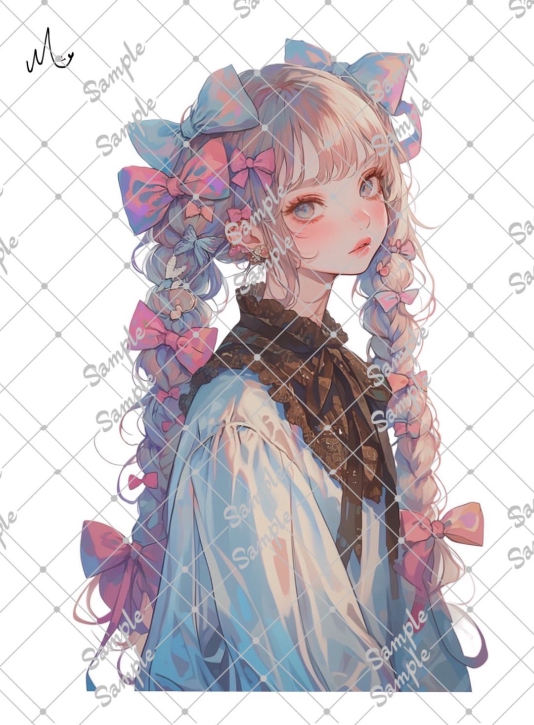 原创人物贴纸 8月新作 - 贴纸 - 纸 