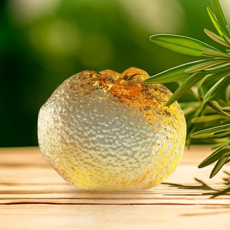 琉璃工房 LIVING 圆橘子 福吉圆满 吹制/中空 - 摆饰 - 琉璃 