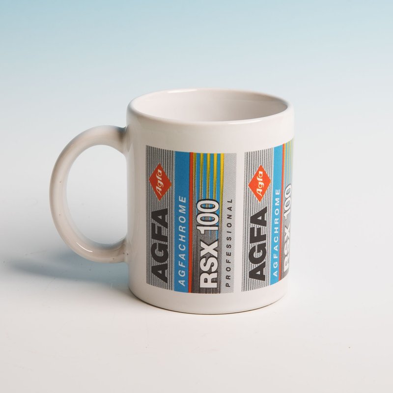 桑惠商号 AGFA 爱克发 CHROME RSX 100 古董马克杯 Vintage Mug - 其他杯子 - 陶 多色
