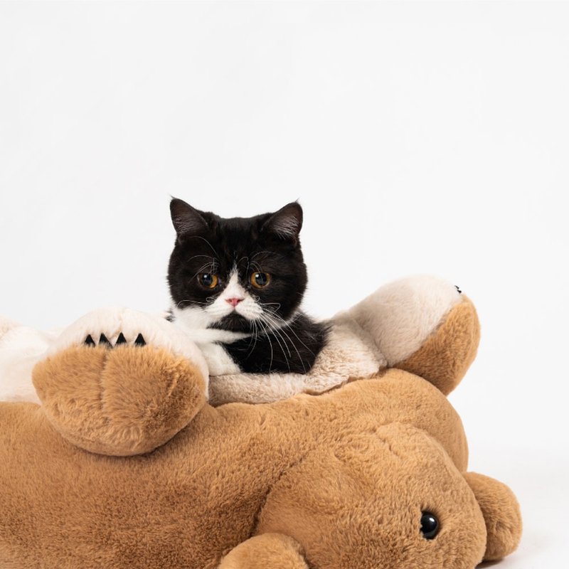 pidan 趴趴熊宠物窝 - 床垫/笼子 - 聚酯纤维 咖啡色