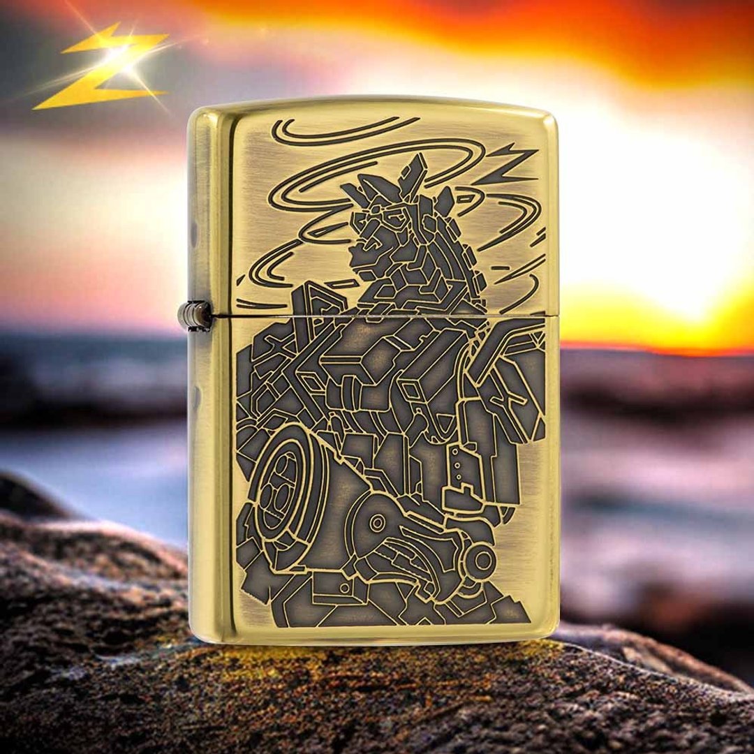 【ZIPPO官方旗舰店】十二生肖-马防风打火机 ZA-2-158 - 其他 - 铜/黄铜 金色