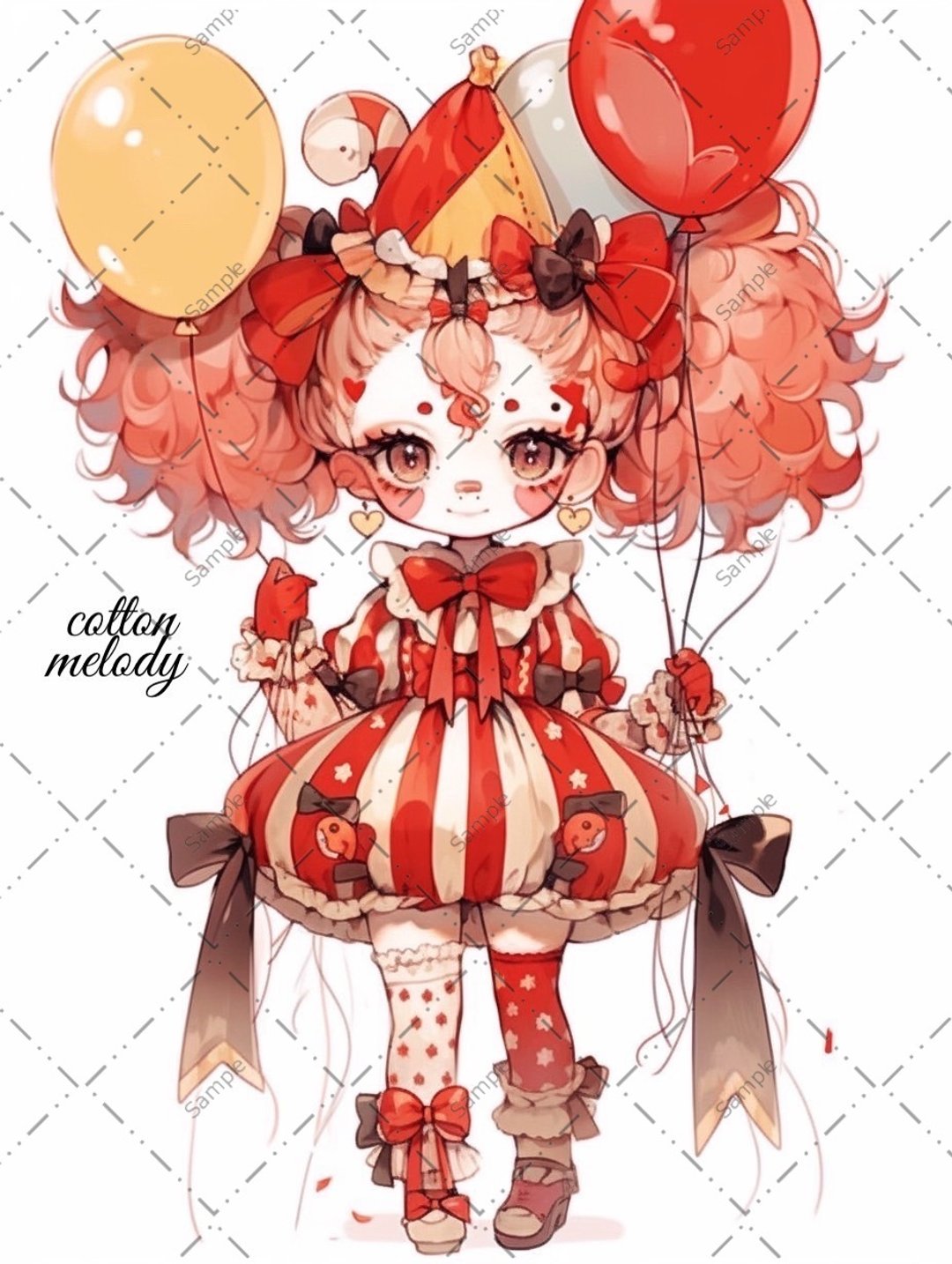 original sticker no.41B 人物贴纸 原创贴纸 人物贴纸 女孩贴纸 原创人物贴纸 - 贴纸 - 纸 