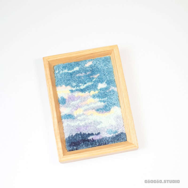 疗愈风景画框 - 画框/相框 - 棉．麻 蓝色