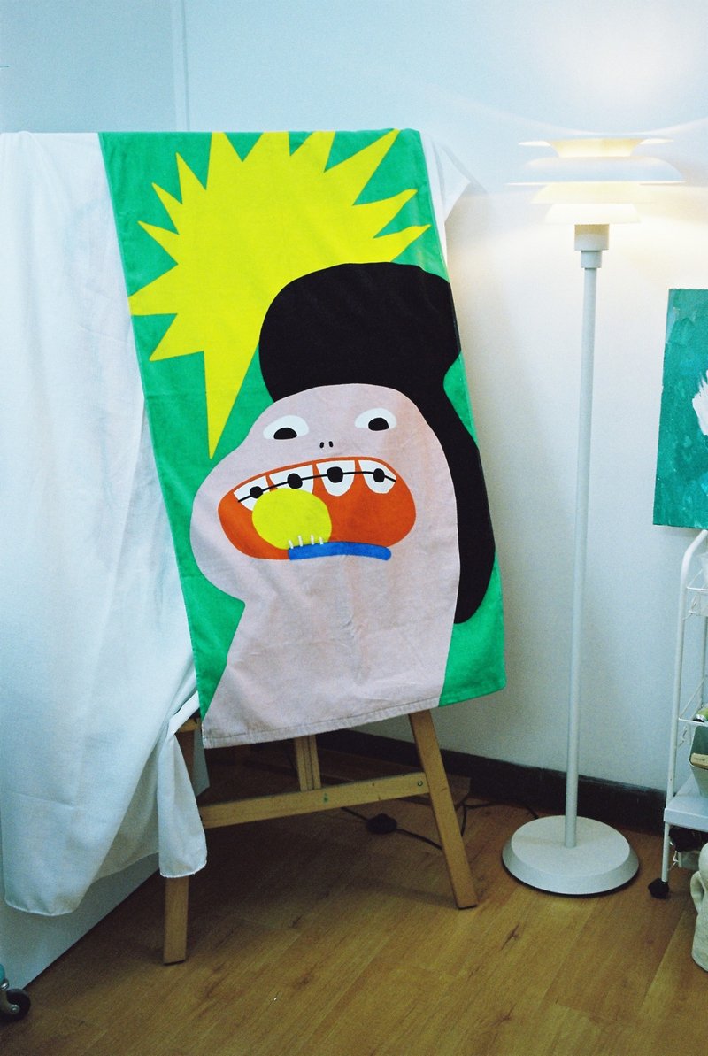 林李婆婆OLINLIO 牙套妹浴巾贴身用品一经售出不退不换 - 毛巾浴巾 - 棉．麻 绿色