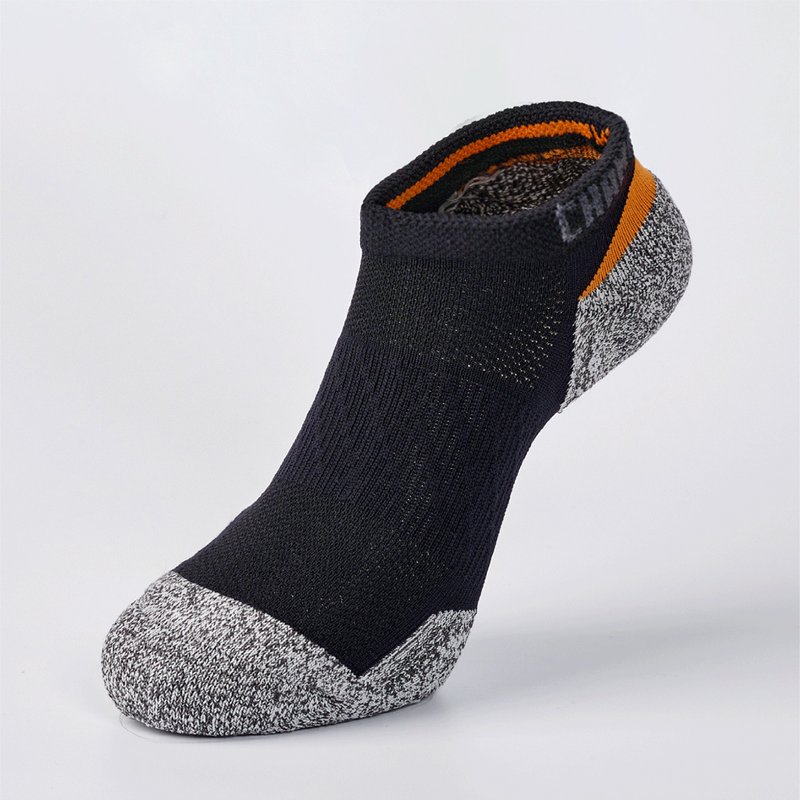 COOLMAX抗菌运动踝袜 - 黑(M、L) - 袜子 - 棉．麻 黑色