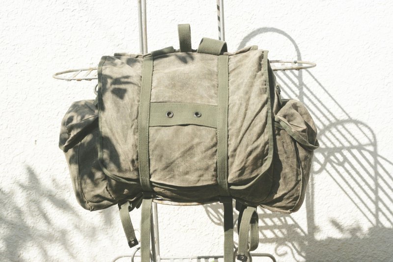 法国_军用后背包 Musette TAP Mle. 55 - 后背包/双肩包 - 棉．麻 