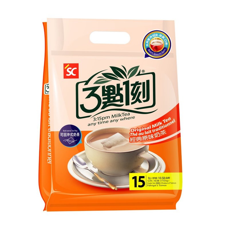 【3点1刻】经典原味奶茶 (15入/袋装) - 奶类/豆浆 - 其他材质 橘色