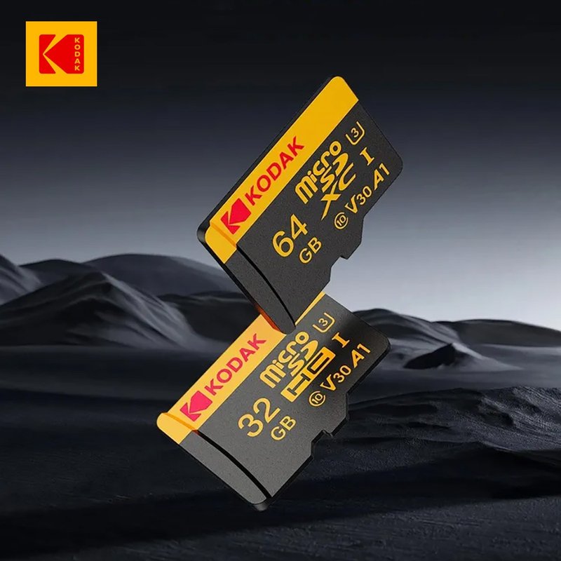柯达KODAK MicroSD (UHS-I U3/V30/A1)高速记忆卡-黑色 - U盘 - 塑料 黑色