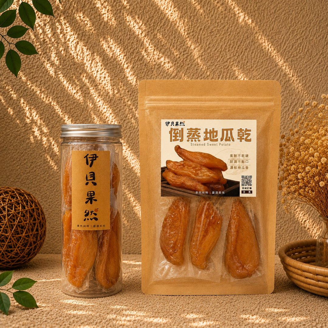 【伊贝果然】倒蒸地瓜干 黄 - 水果干 - 防水材质 