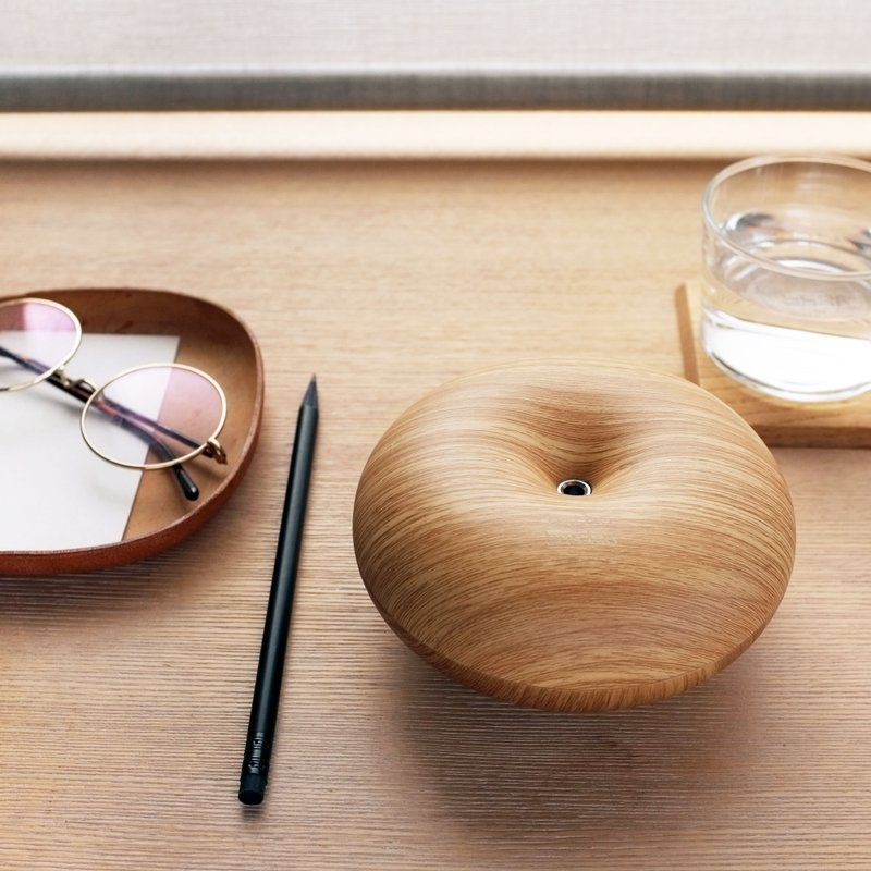 【简约设计】仿木超声波香薰机 | 天然精油 扩香 水氧 - 香薰/精油/线香 - 塑料 咖啡色