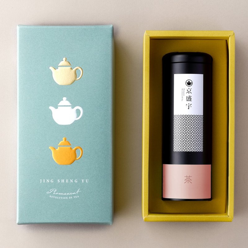 京盛宇【茶叶礼盒】心愿礼盒-桂香包种50g罐装(台湾茶/伴手礼) - 茶 - 新鲜食材 粉红色