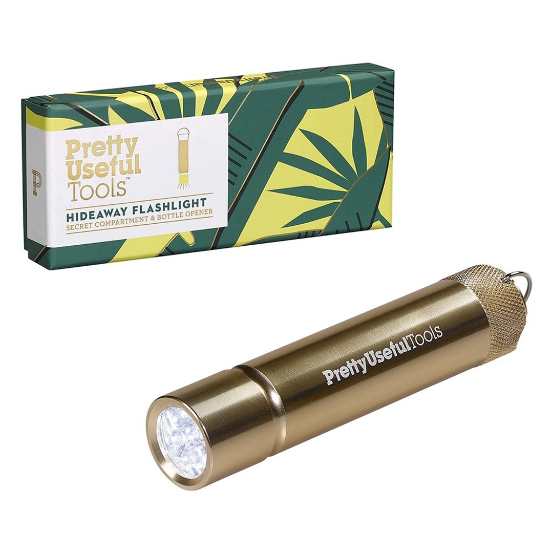 【Gentlemen's Hardware】随身LED多功能手电筒-金色 - 露营用品 - 不锈钢 金色