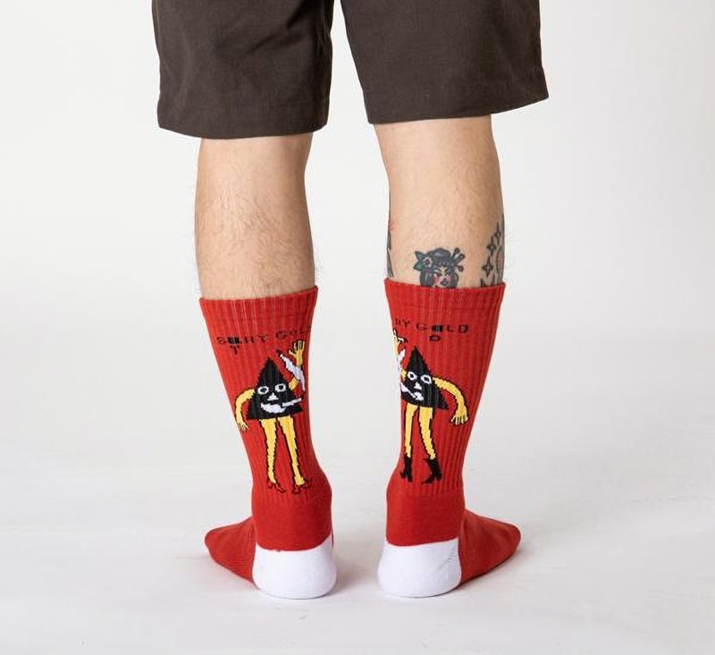 Stay Gold x Scum Boy日本刺青艺术家联名中筒袜(三色) - 袜子 - 其他材质 多色