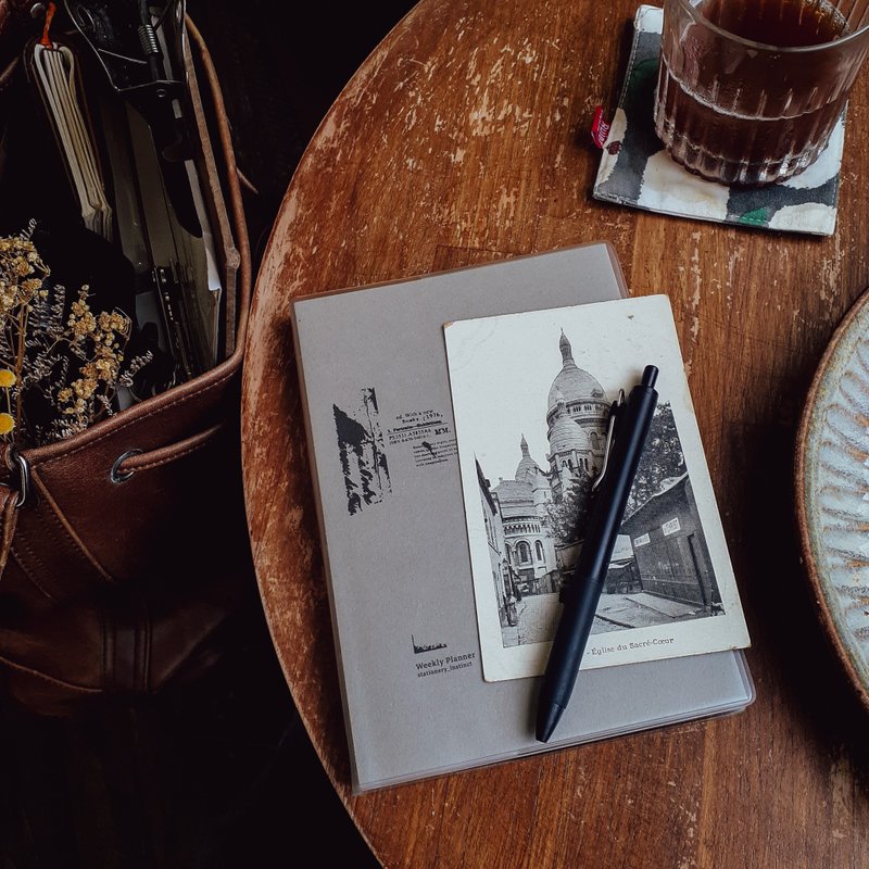 J人必用 ! 2025 染颜手帐 / 周记事 - 笔记本/手帐 - 纸 灰色