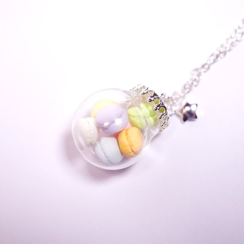 Playful Design 马卡龙玻璃球颈链 - 颈链 - 粘土 多色