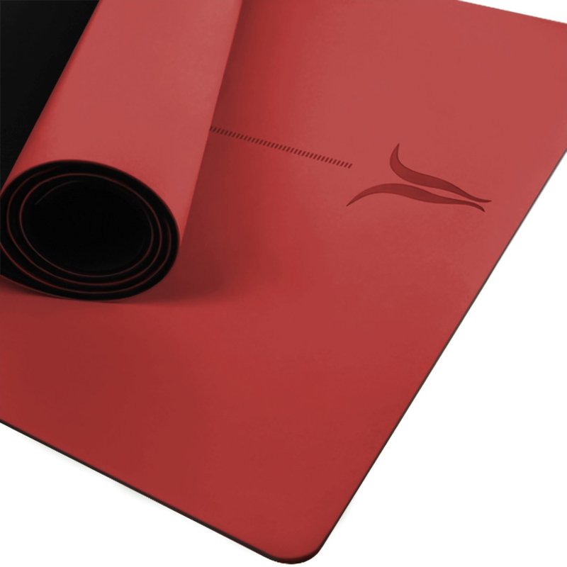 【NAMASTE】 NAMASKARA+ 超细纤纹瑜珈垫 5mm - Orange - 瑜珈垫 - 其他材质 红色