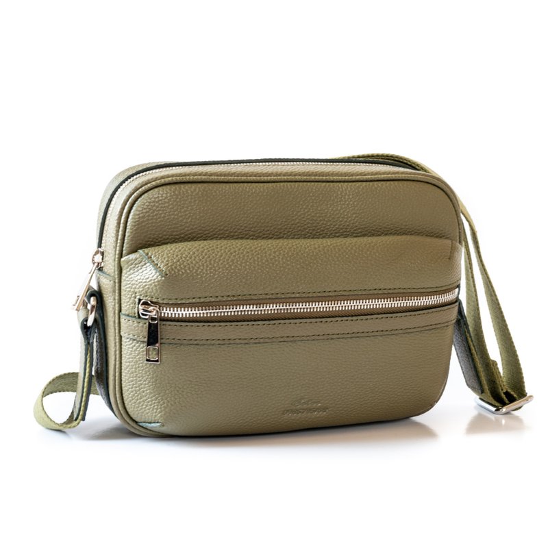 订制邮差包 可压印文字 自选配色 - 侧背包/斜挎包 - 真皮 多色