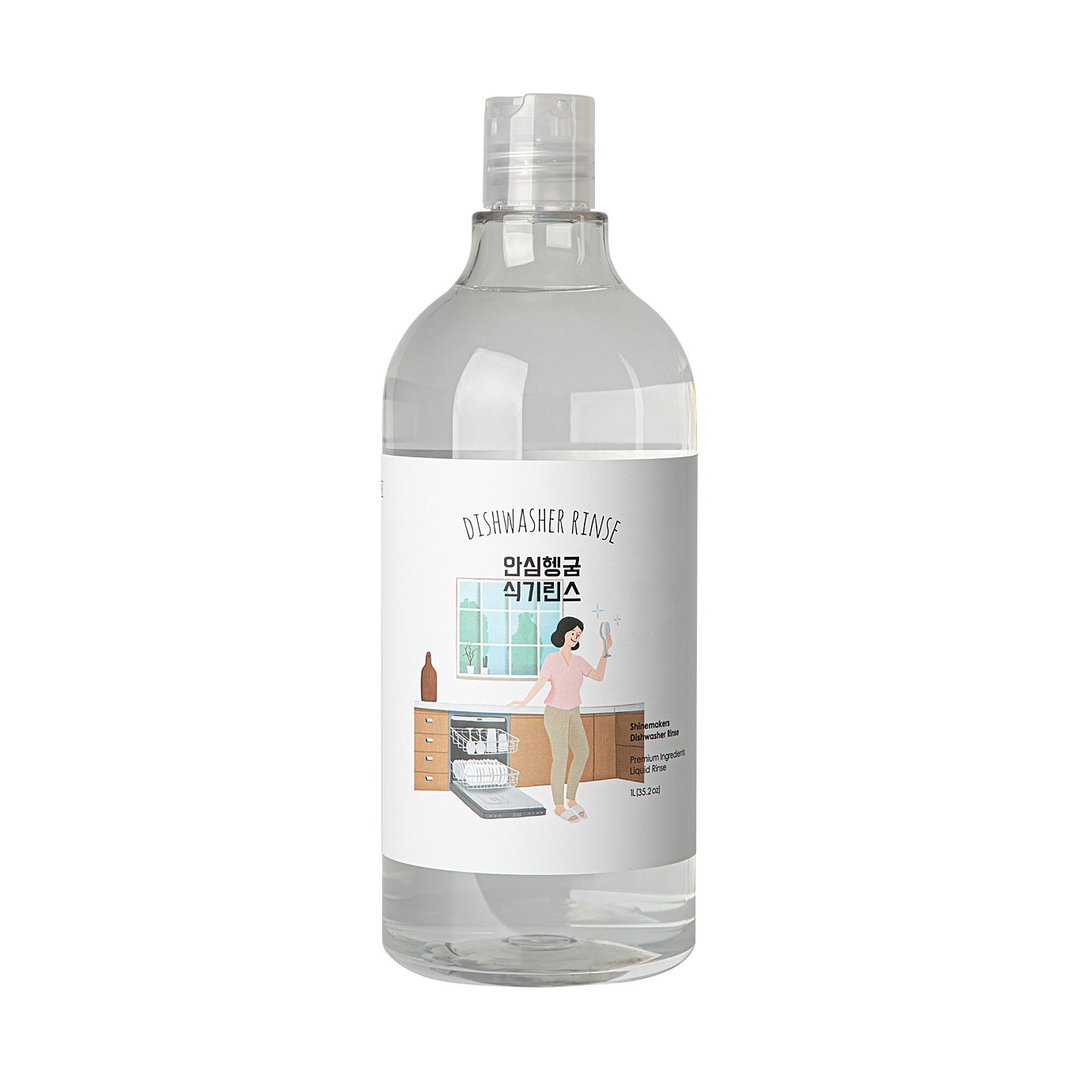 韩国 SHINE MAKERS 洗碗机专用光洁剂 - 碗盘清洁 - 塑料 白色