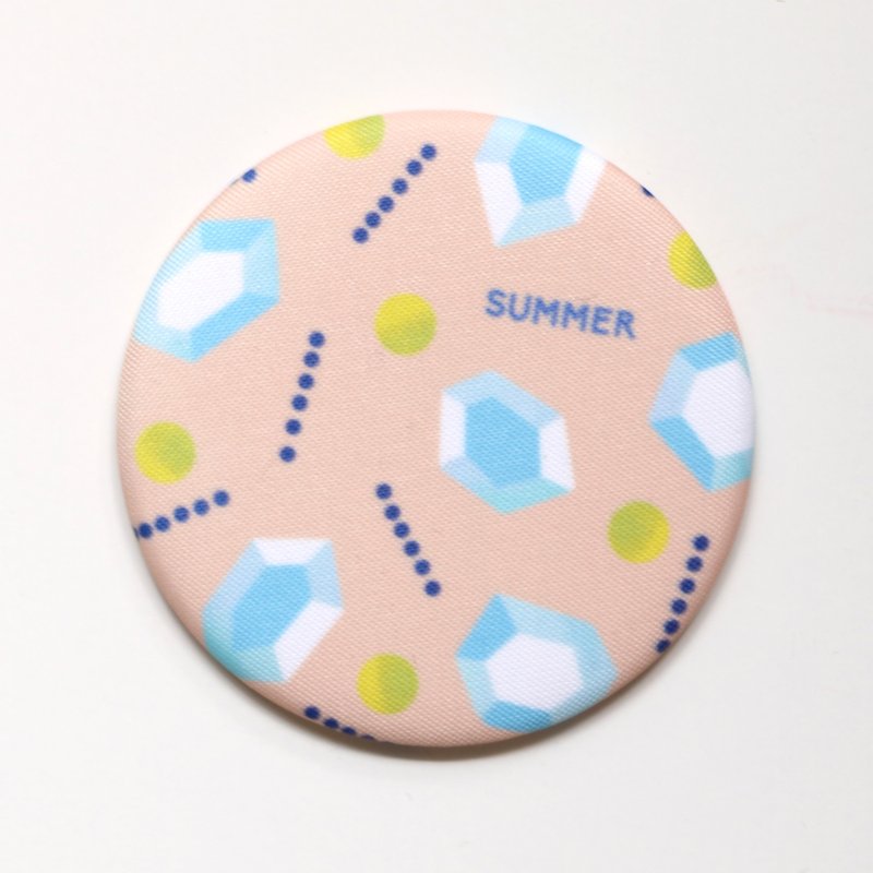 [Mirror -jewel] Compact Mirror - 彩妆刷具/镜子/梳子 - 其他材质 粉红色