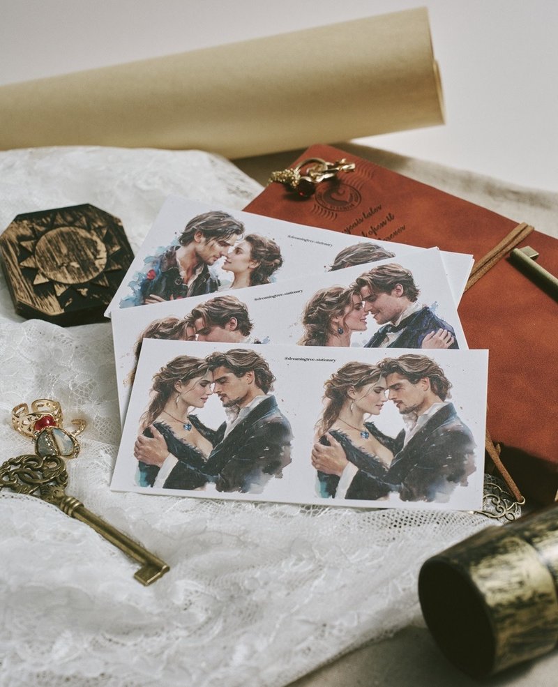 浪漫时刻 - 贴纸 - 纸 